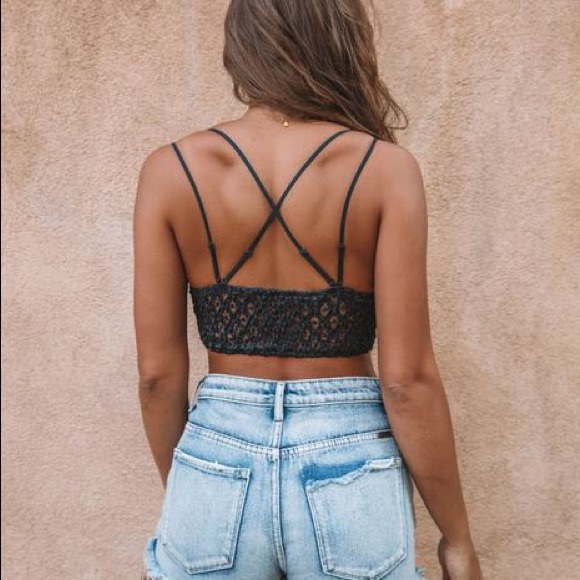 ‘Babe Alert’ Bralette In Navy - Picture 5 of 6